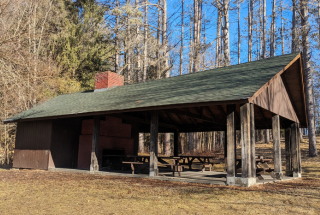 Old Shelter and Stage